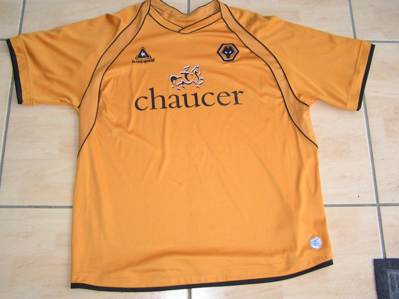 maillot équipe de wolverhampton wanderers domicile 2006-2008 pas cher