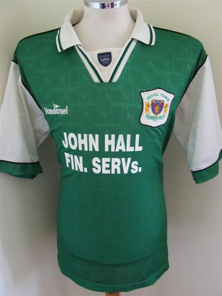 maillot équipe de yeovil town domicile 1995-1996 rétro