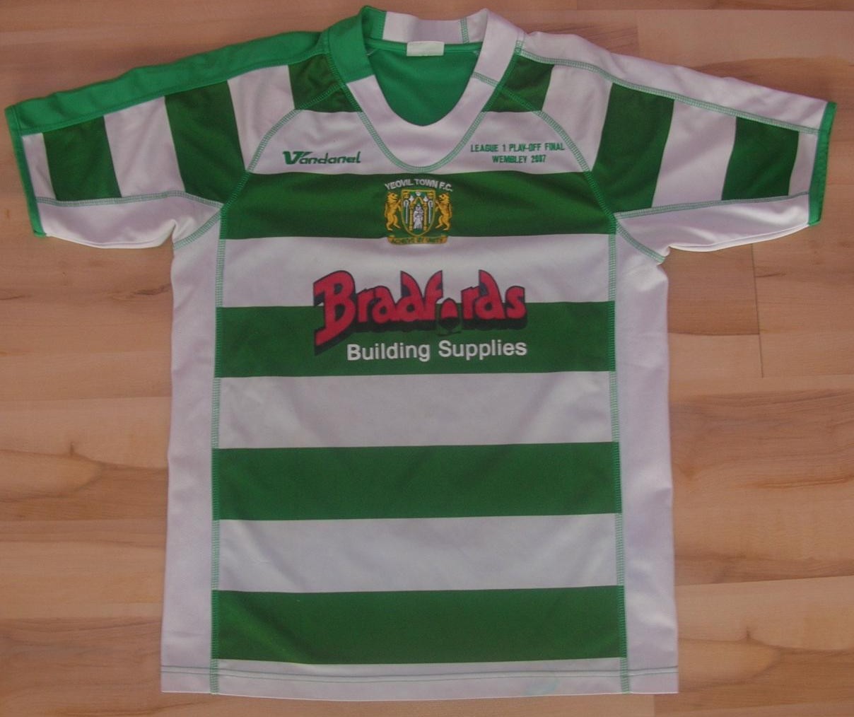 maillot équipe de yeovil town domicile 2007-2009 rétro