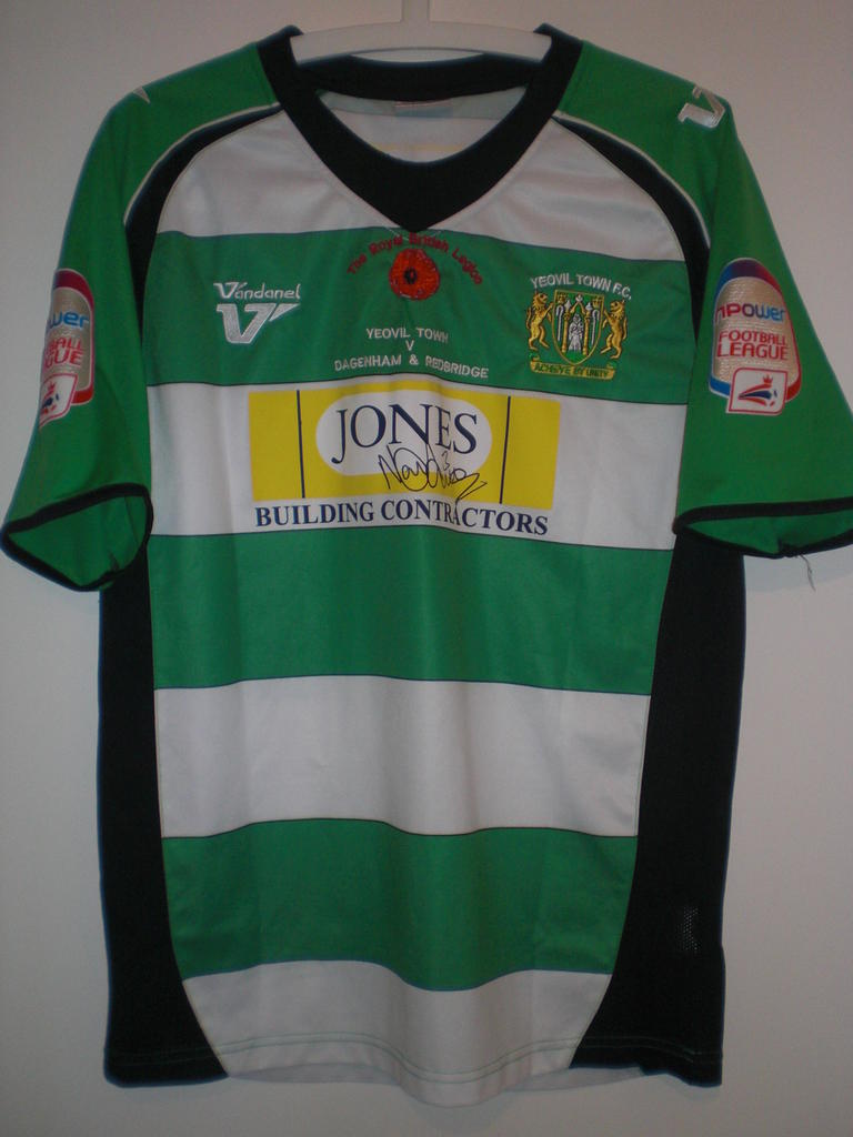 maillot équipe de yeovil town particulier 2010-2011 rétro