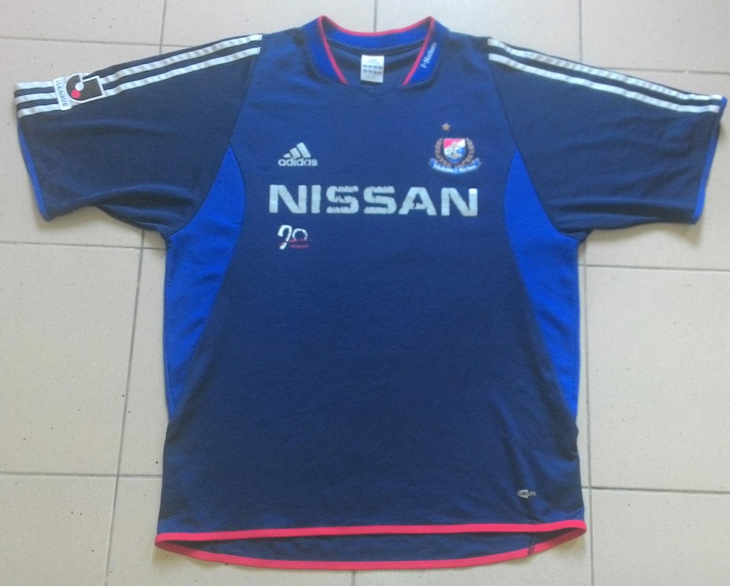 maillot équipe de yokohama f·marinos domicile 2003-2004 rétro