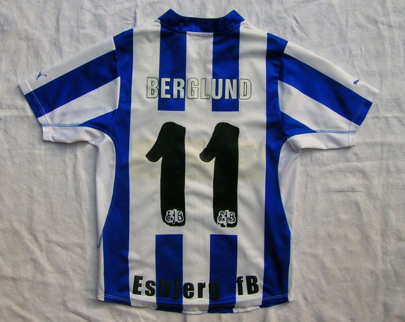 maillot esbjerg fb domicile 2004-2005 rétro