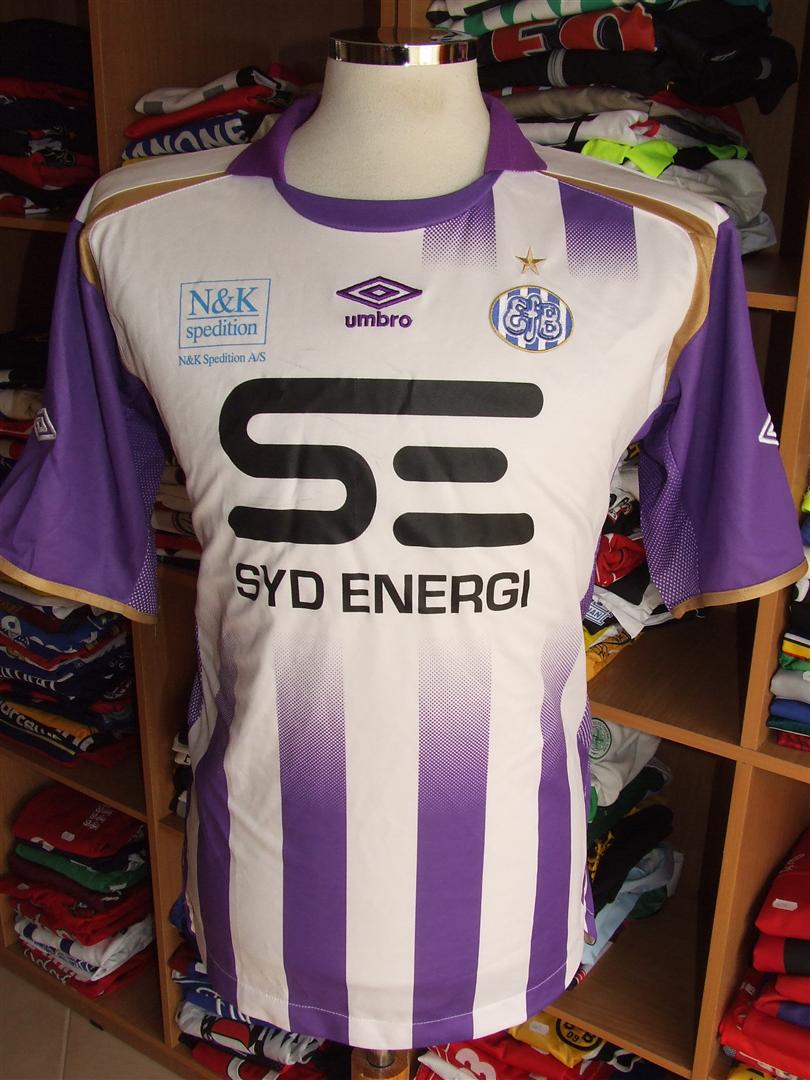 maillot esbjerg fb exterieur 2009-2011 rétro