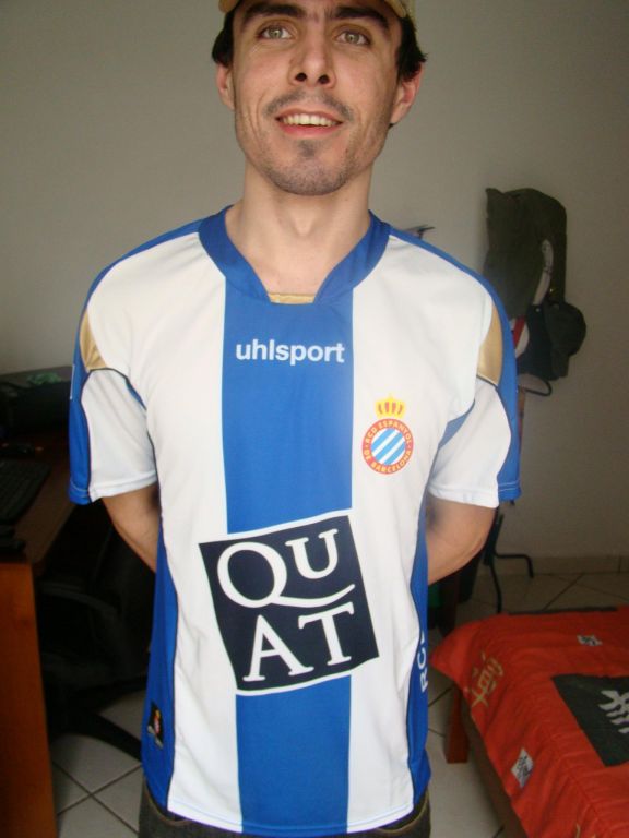 maillot espanyol barcelone domicile 2007-2008 pas cher