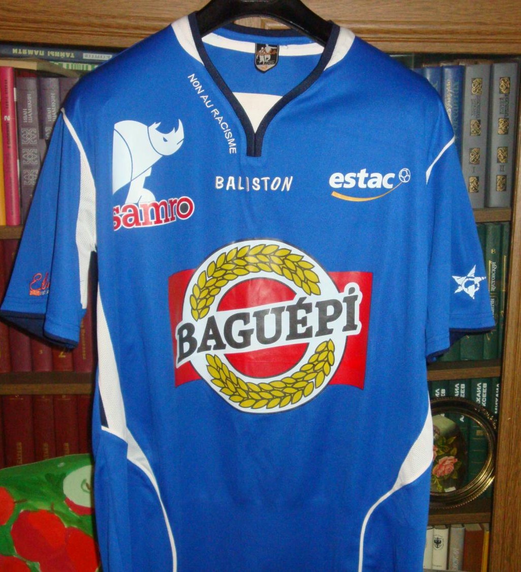 maillot estac troyes domicile 2006-2007 pas cher