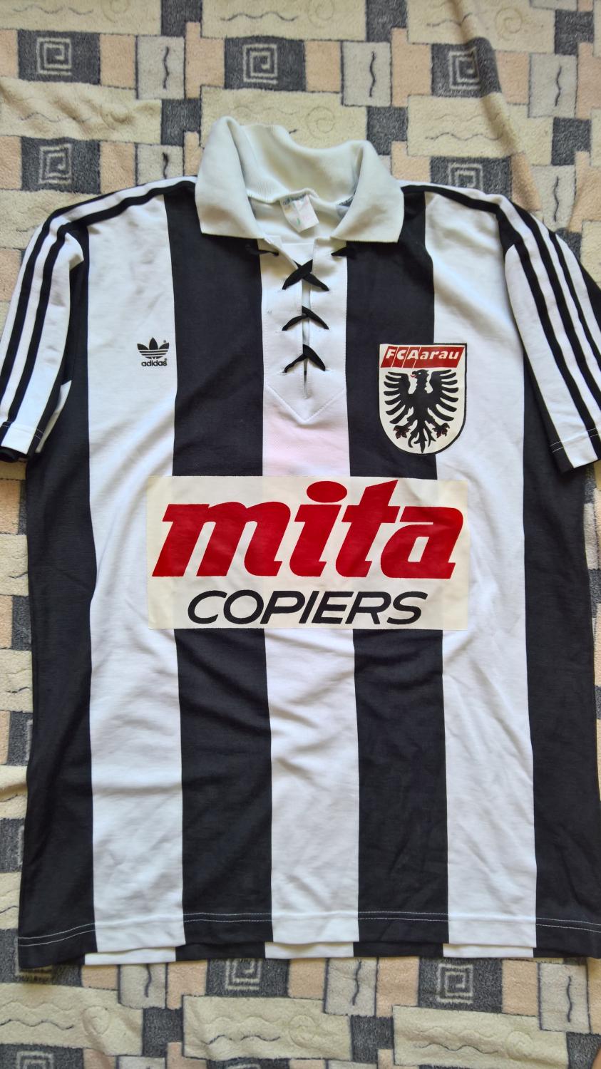 maillot fc aarau domicile 1988-1989 rétro