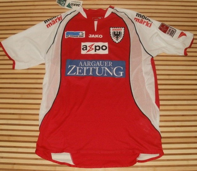 maillot fc aarau domicile 2005-2006 rétro