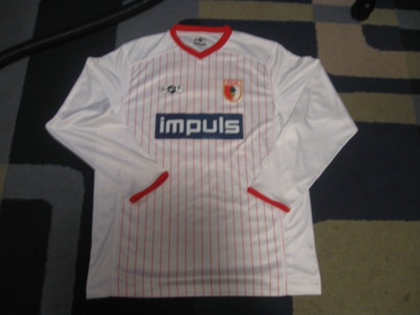 maillot fc augsbourg domicile 2008-2009 rétro