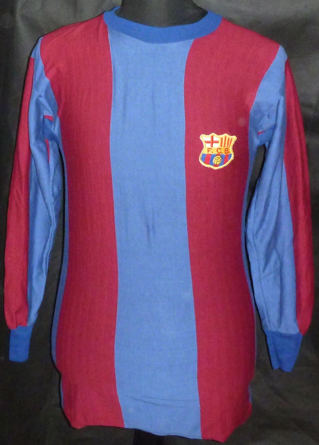 maillot fc barcelone domicile 1978-1979 rétro