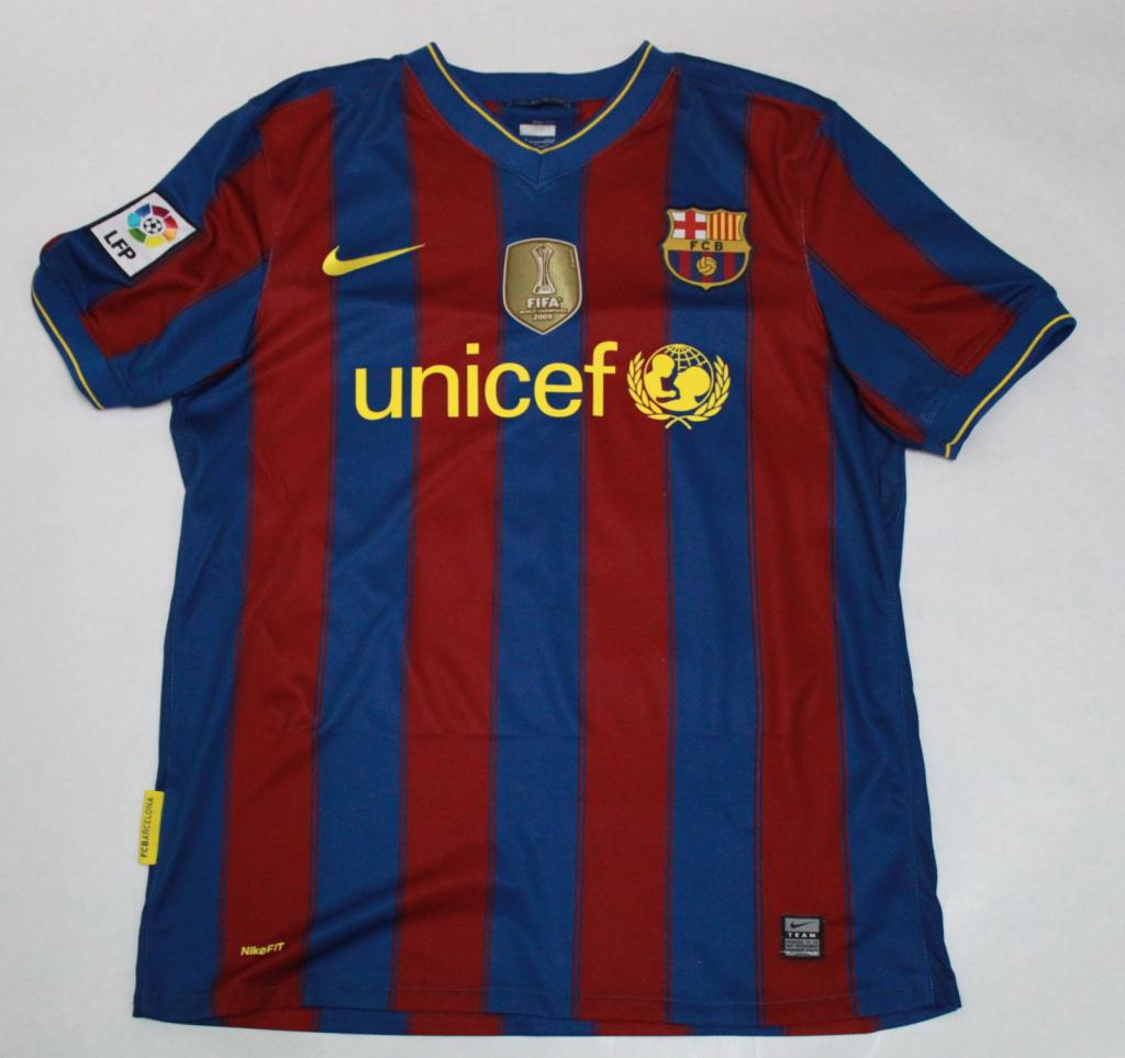 maillot fc barcelone domicile 2009-2010 rétro