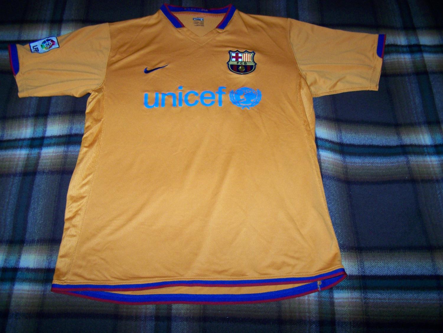 maillot fc barcelone exterieur 2006-2007 pas cher