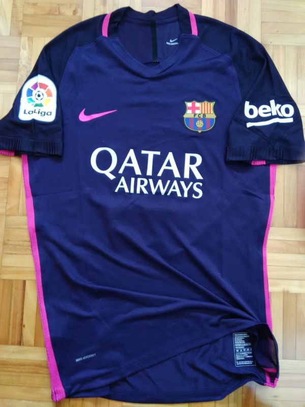 maillot fc barcelone exterieur 2016-2017 rétro