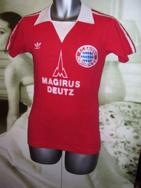 maillot fc bayern munich domicile 1978 rétro