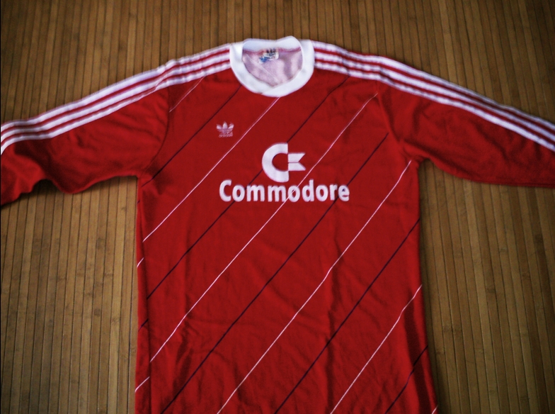 maillot fc bayern munich domicile 1985-1986 rétro