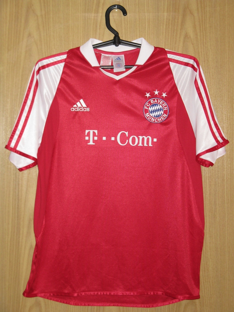 maillot fc bayern munich domicile 2004-2005 rétro