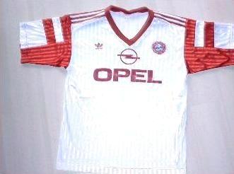 maillot fc bayern munich exterieur 1991-1992 pas cher