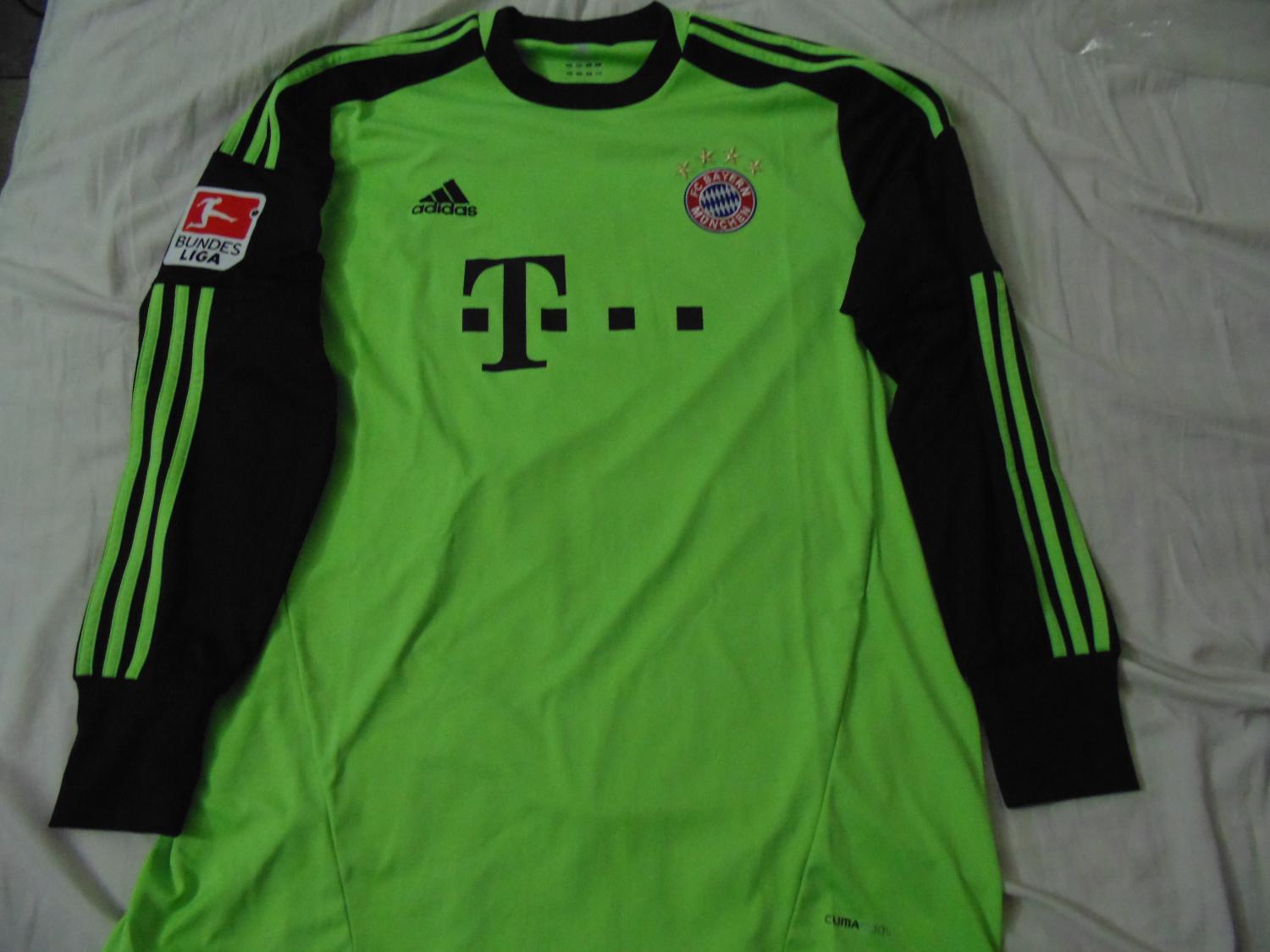 maillot fc bayern munich gardien 2012-2013 rétro