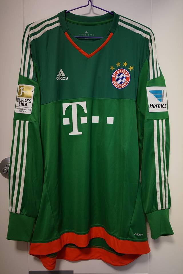 maillot fc bayern munich gardien 2015-2016 pas cher