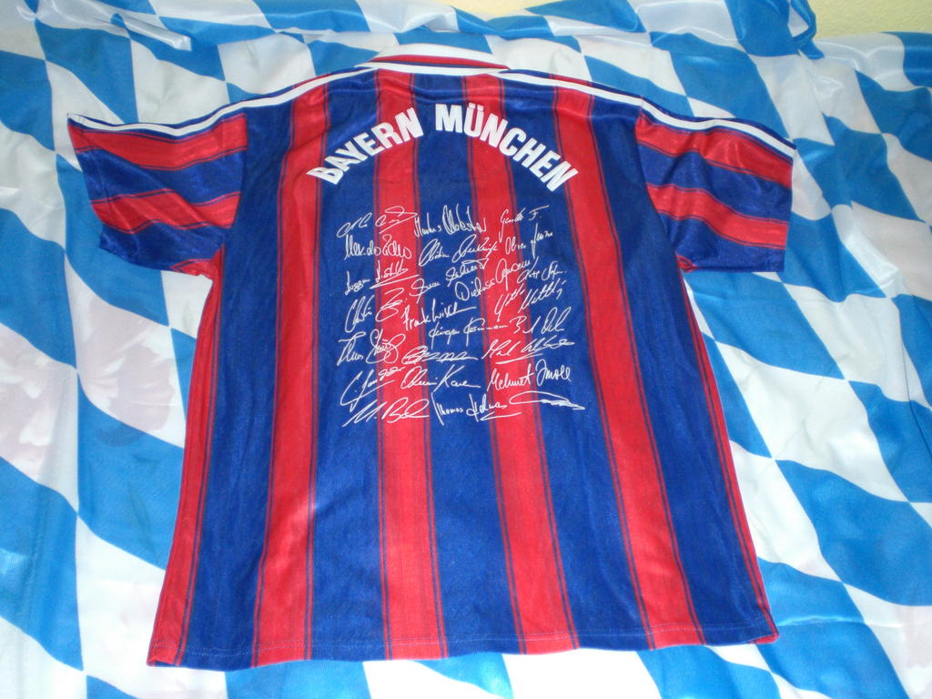 maillot fc bayern munich particulier 1996-1997 rétro