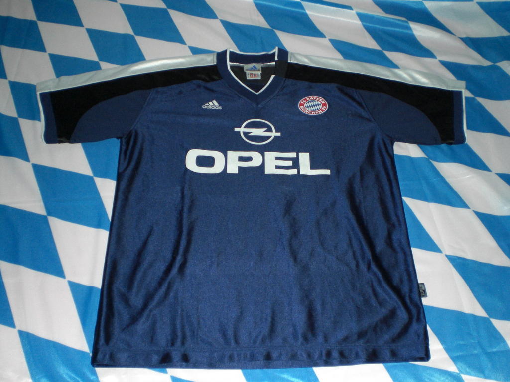 maillot fc bayern munich particulier 1999-2002 rétro