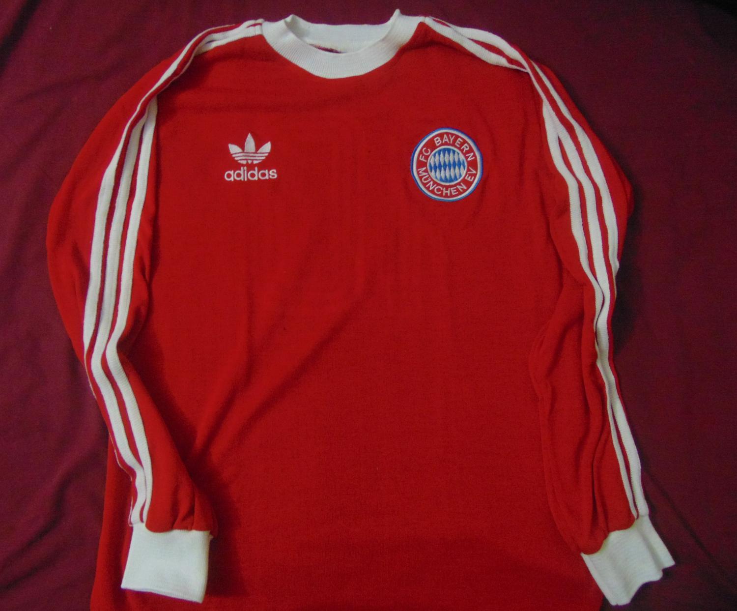 maillot fc bayern munich réplique 1985 rétro