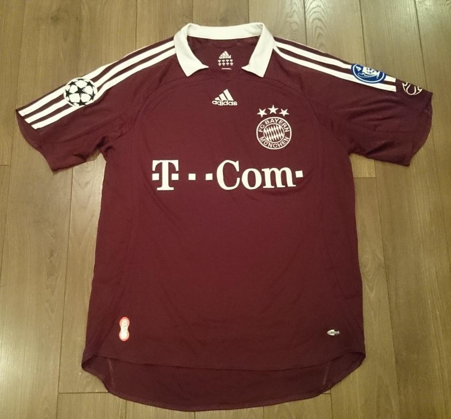 maillot fc bayern munich réplique 2006-2007 rétro