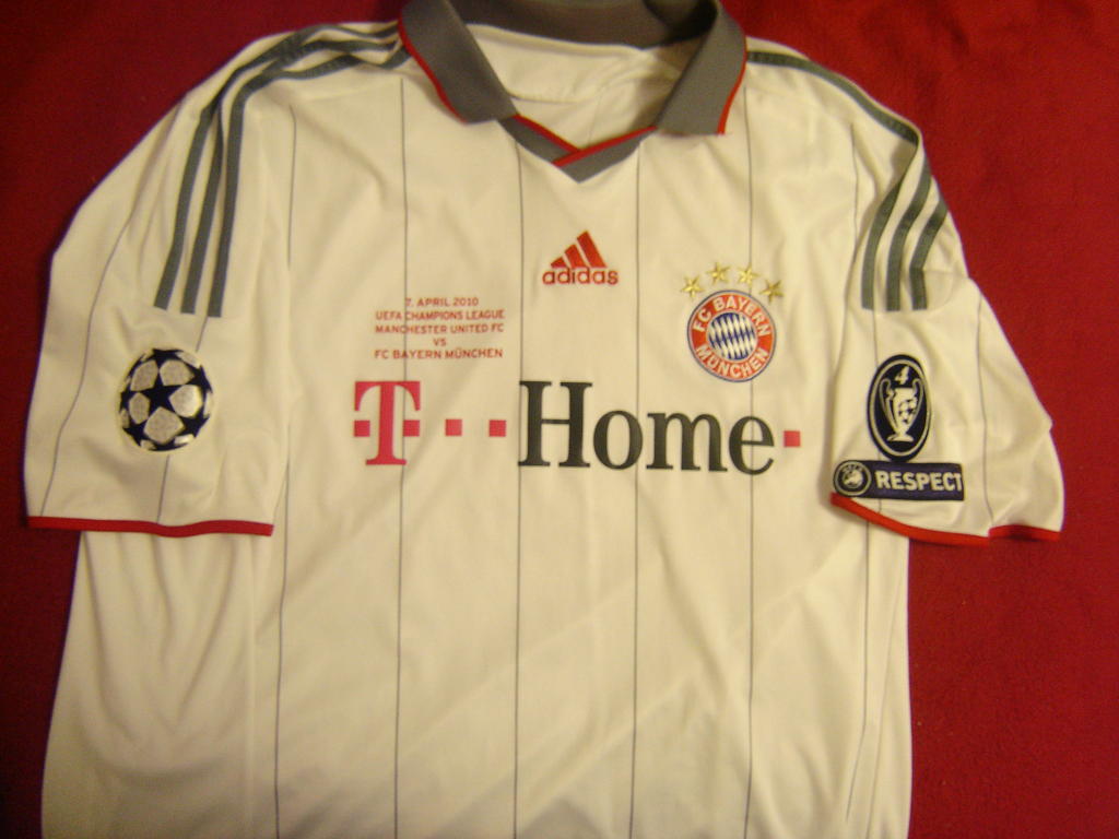 maillot fc bayern munich réplique 2009-2010 rétro