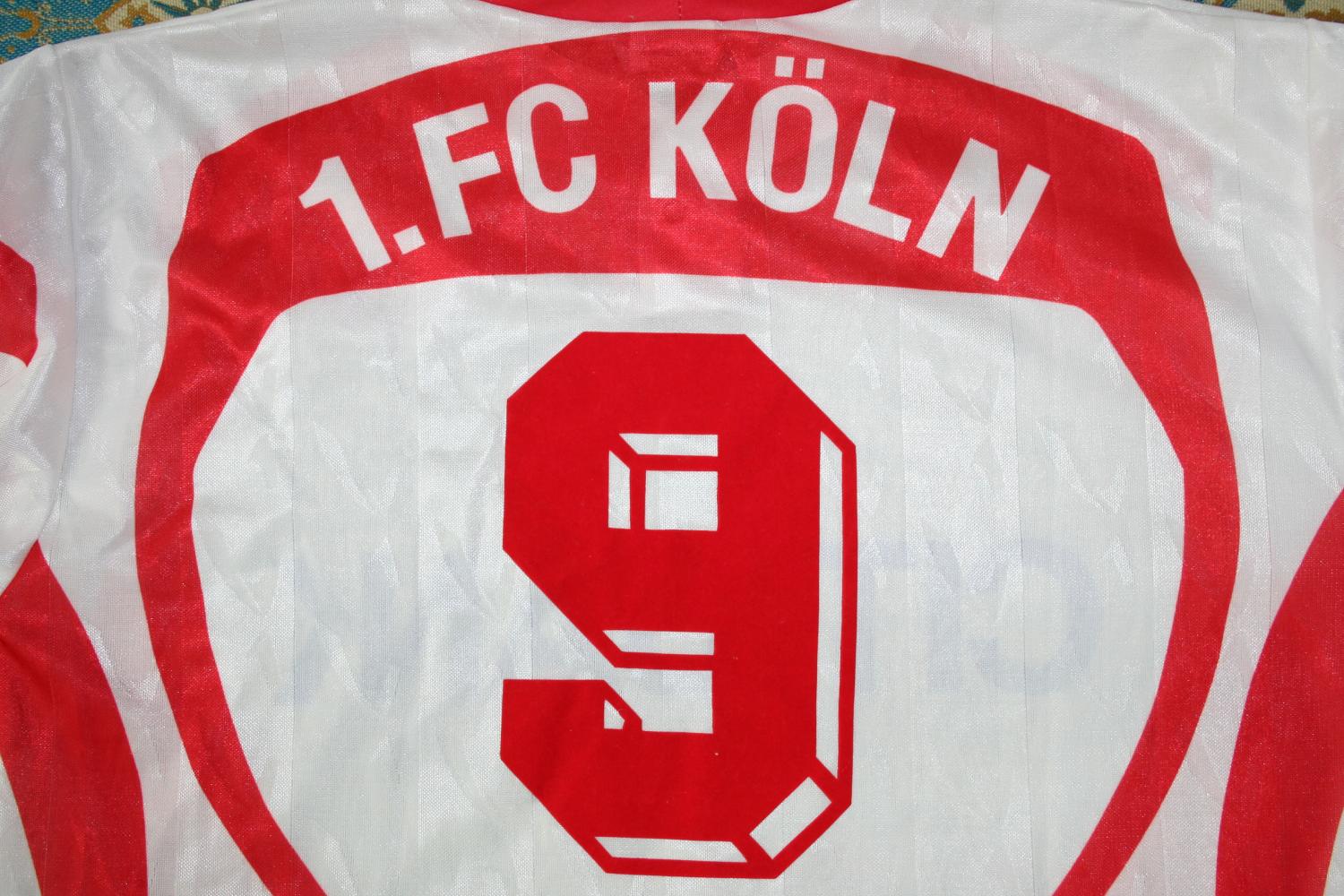 maillot fc cologne domicile 1992-1993 rétro maillot fc cologne domicile 1992-1993 rétro
