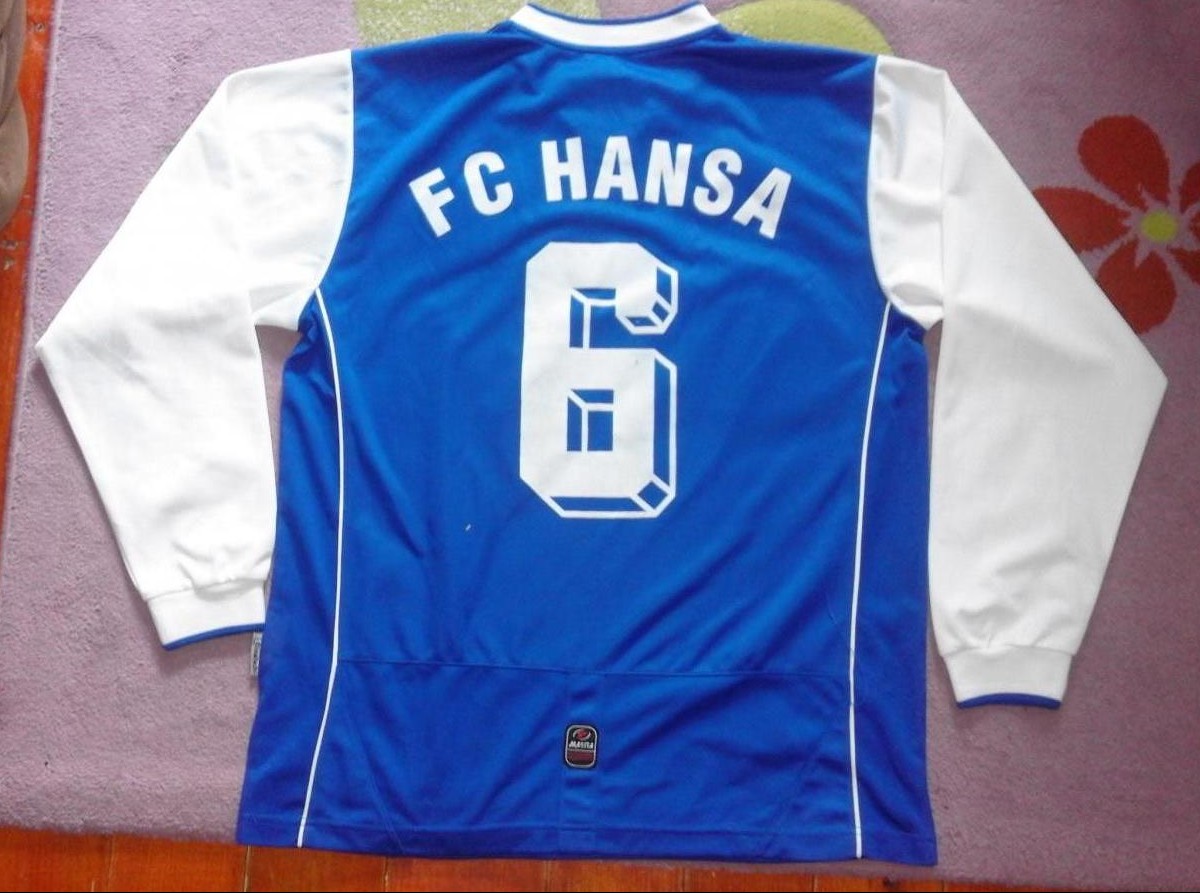maillot fc hansa rostock réplique 2007-2008 rétro maillot fc hansa rostock réplique 2007-2008 rétro