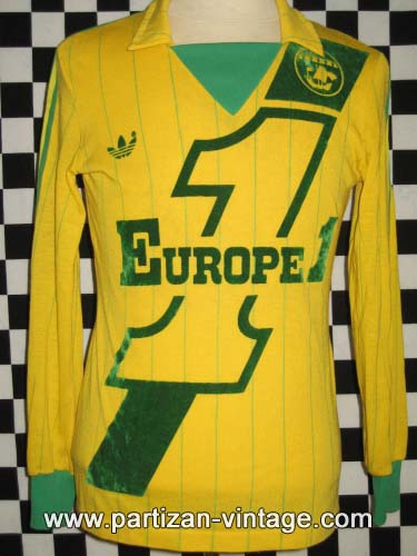 maillot fc nantes domicile 1980-1981 rétro