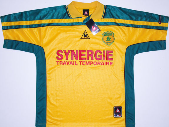 maillot fc nantes domicile 2001-2002 rétro