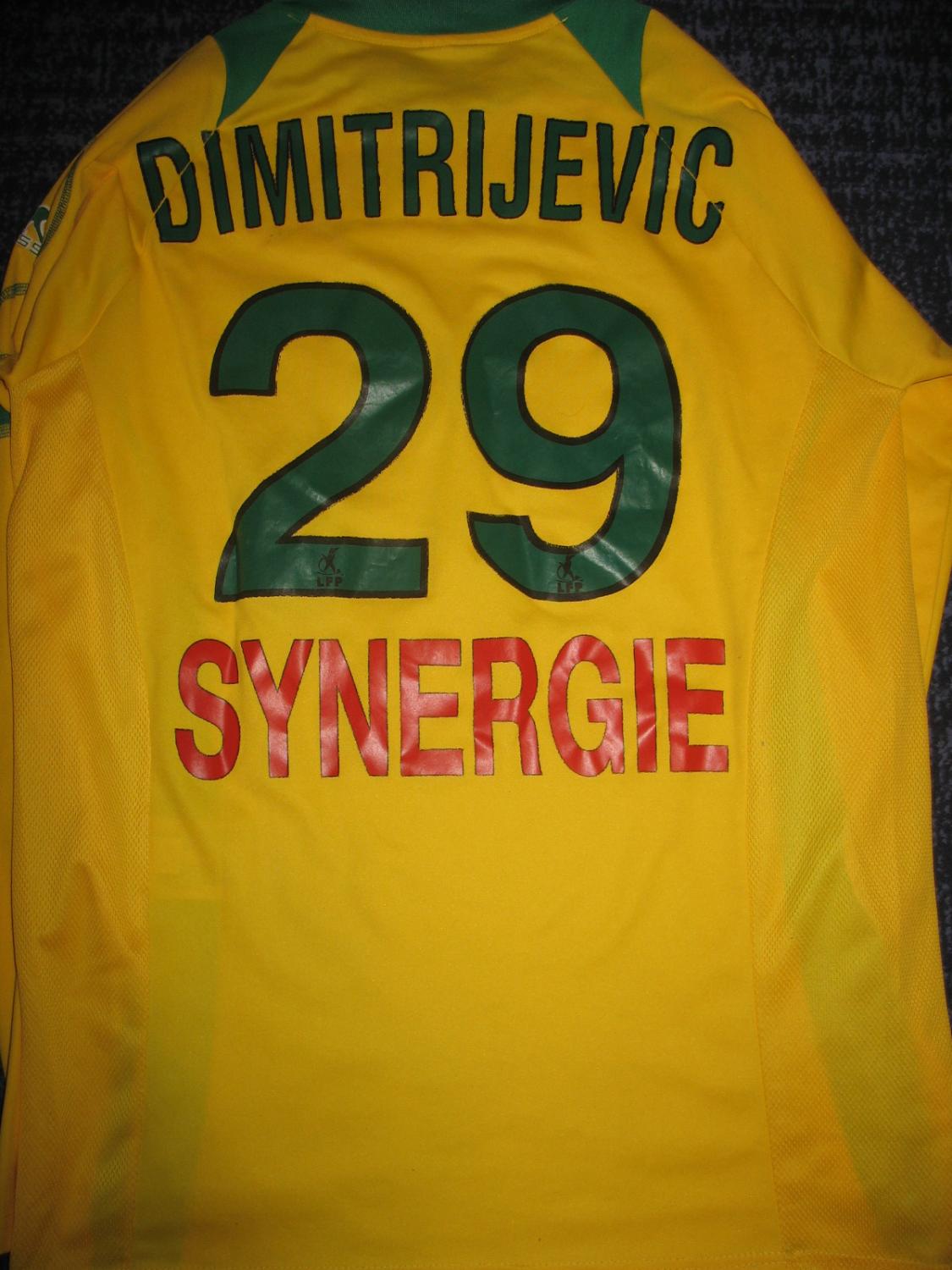 maillot fc nantes domicile 2005-2006 rétro maillot fc nantes domicile 2005-2006 rétro