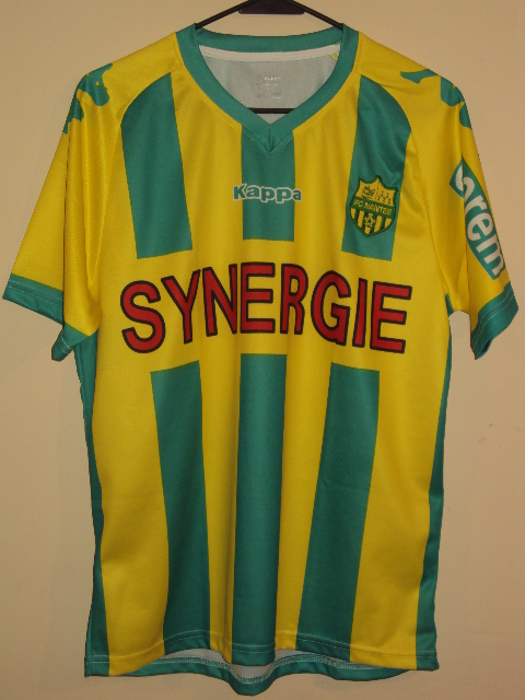 maillot fc nantes domicile 2010-2011 rétro