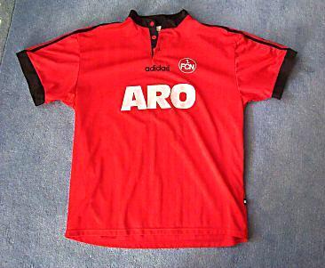 maillot fc nuremberg domicile 1996-1997 rétro