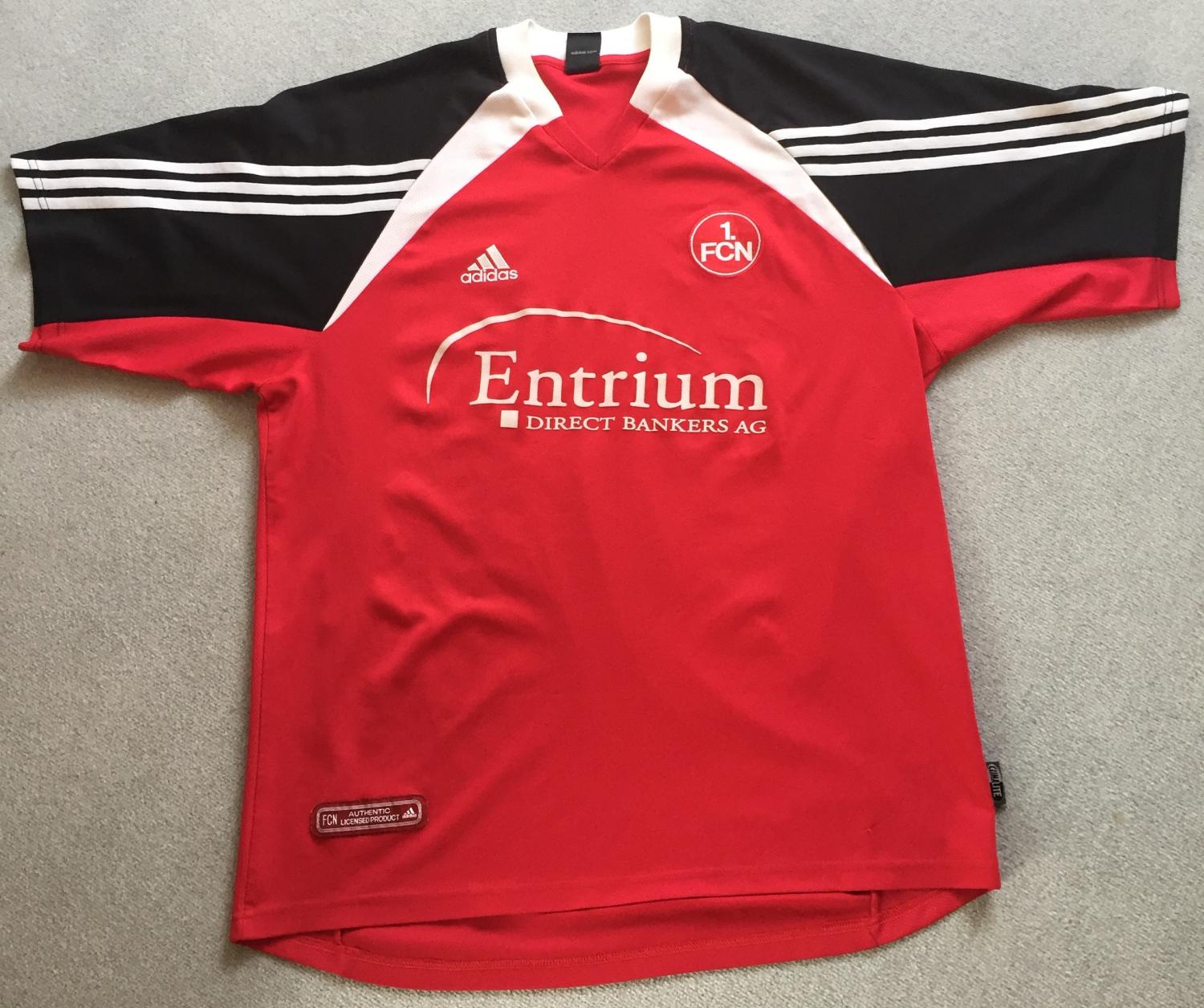 maillot fc nuremberg domicile 2002-2003 rétro