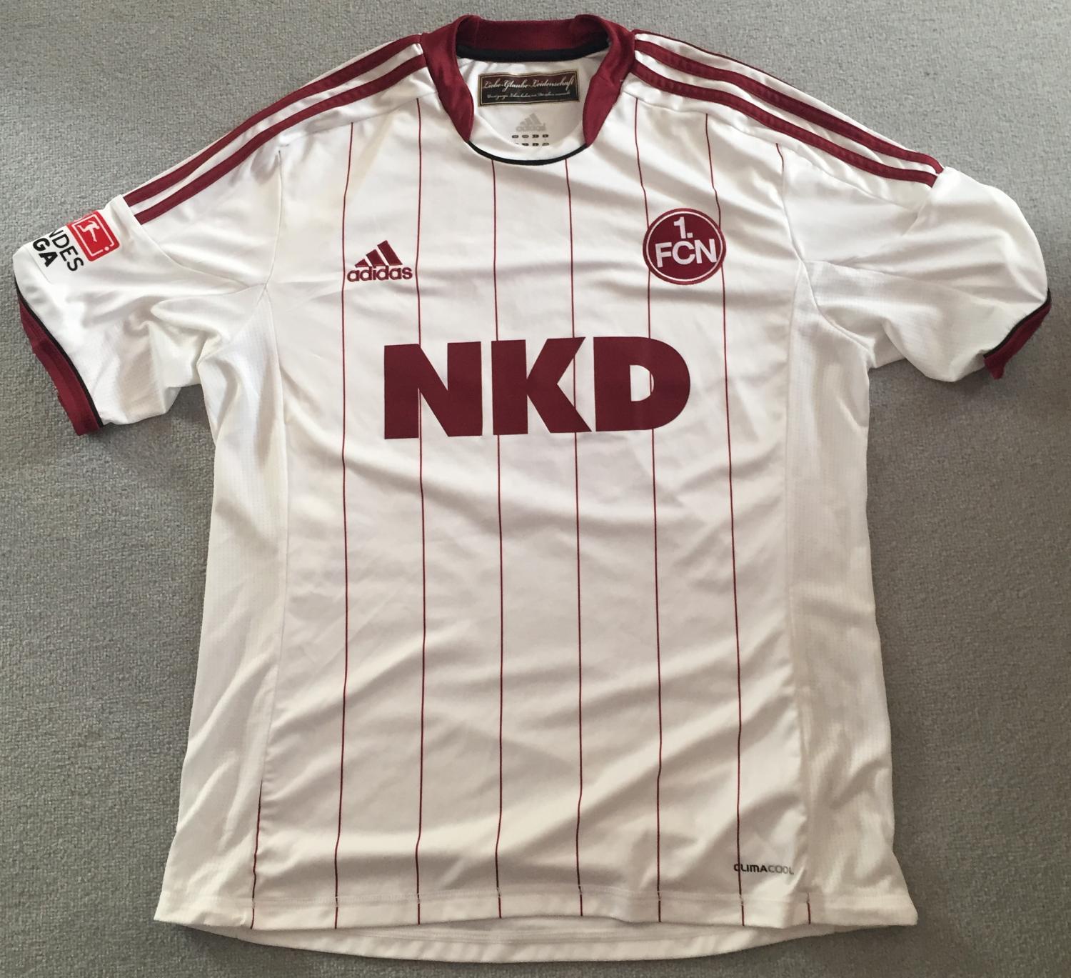 maillot fc nuremberg exterieur 2013-2014 rétro
