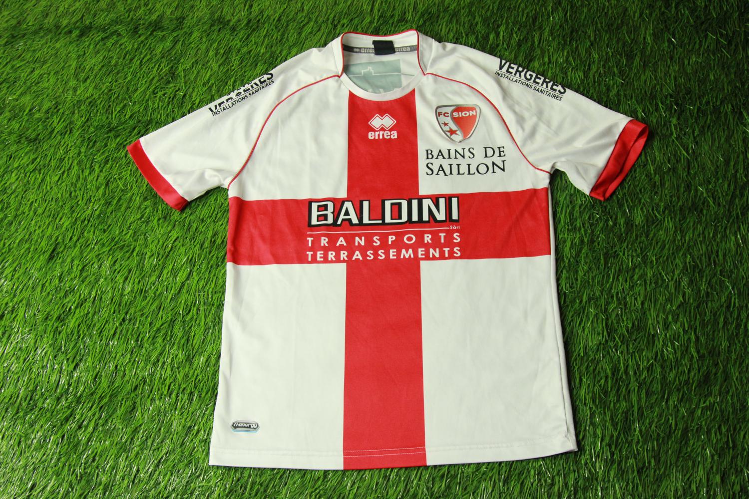 maillot fc sion domicile 2012-2013 rétro