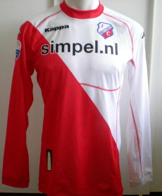 maillot fc utrecht domicile 2011-2012 rétro