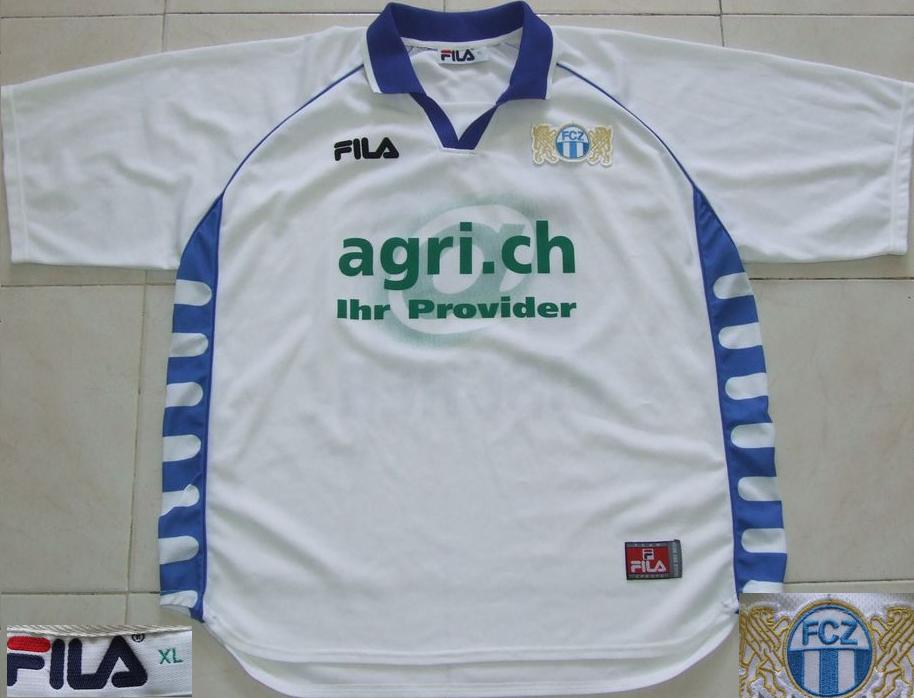 maillot fc zurich domicile 2000-2001 pas cher