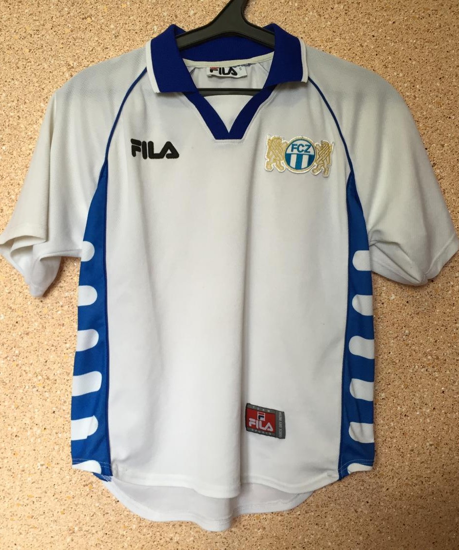 maillot fc zurich domicile 2000-2001 rétro