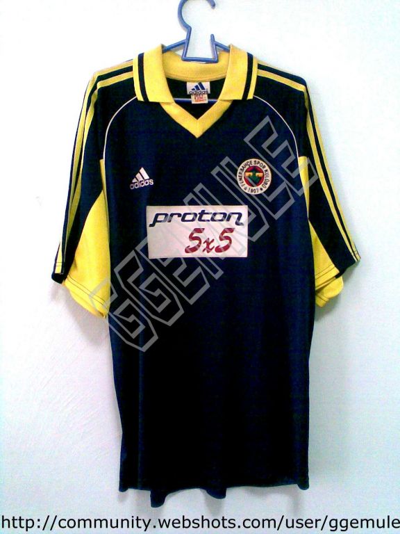 maillot fenerbahçe sk exterieur 1999-2000 rétro