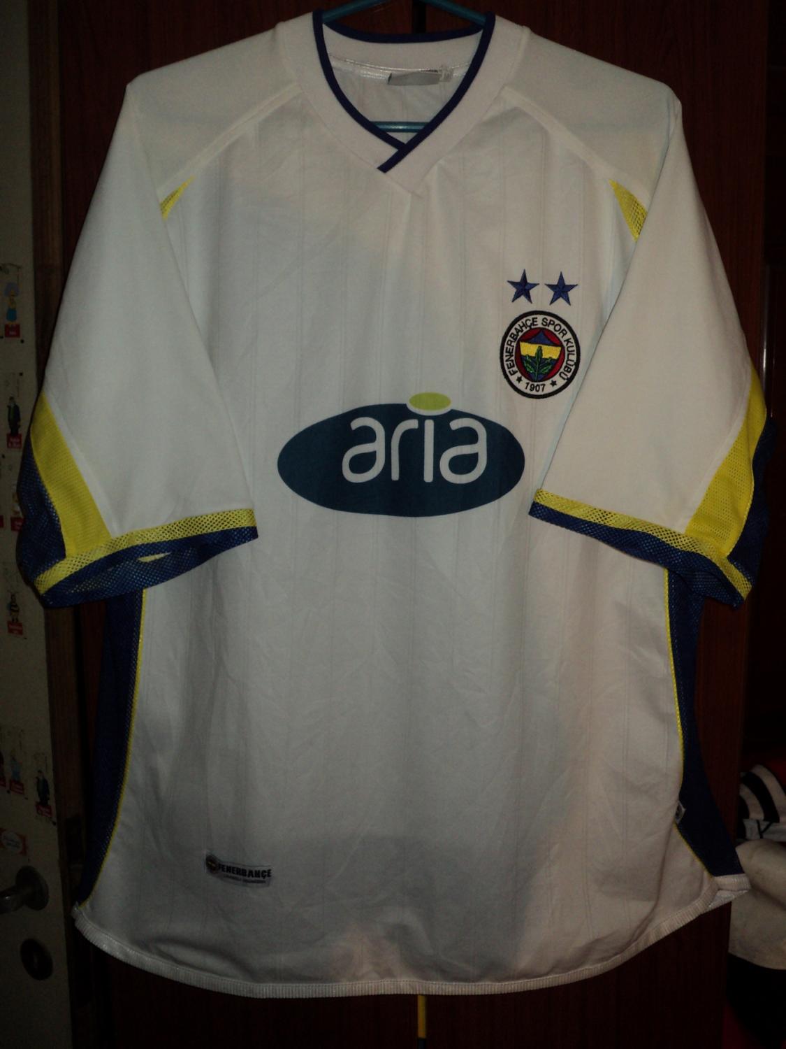 maillot fenerbahçe sk exterieur 2001-2002 rétro