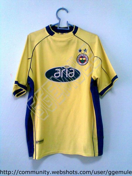 maillot fenerbahçe sk exterieur 2002-2003 rétro