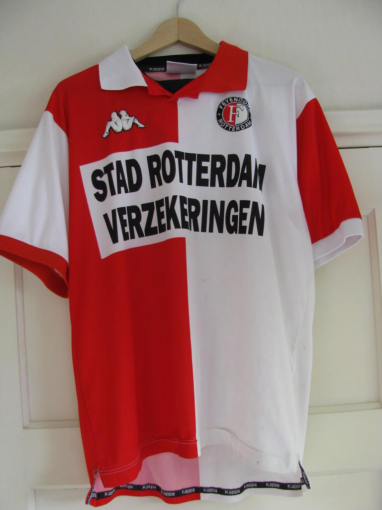 maillot feyenoord domicile 2000-2001 rétro