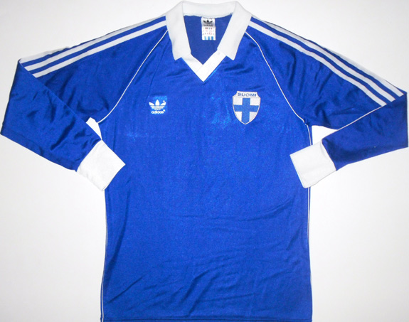 maillot finlande exterieur 1980-1982 pas cher
