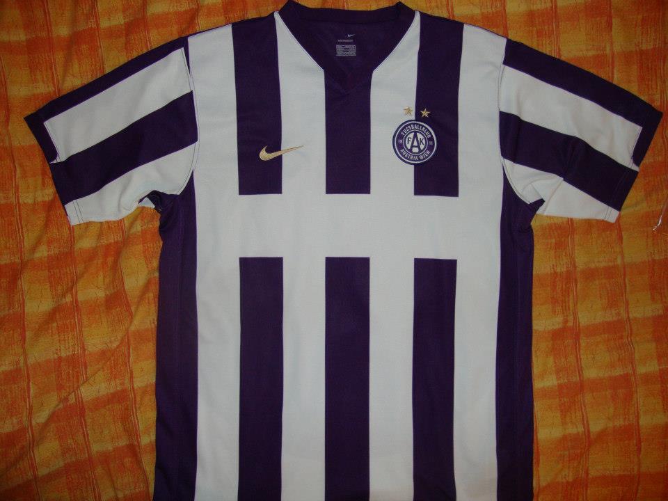 maillot fk austria vienne domicile 2007-2008 rétro
