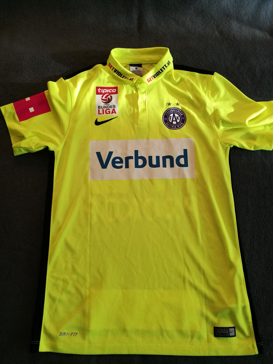 maillot fk austria vienne exterieur 2015-2016 rétro
