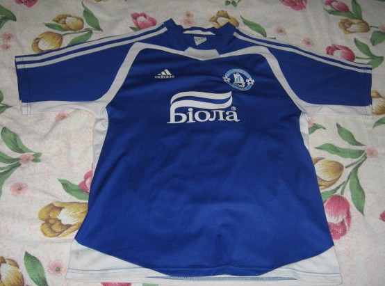 maillot fk dnipro domicile 2004-2005 rétro