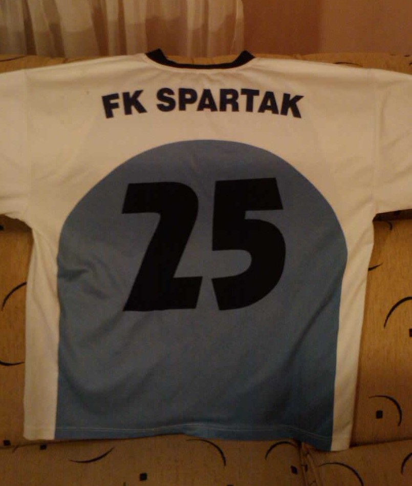 maillot fk spartak subotica domicile 2000 rétro