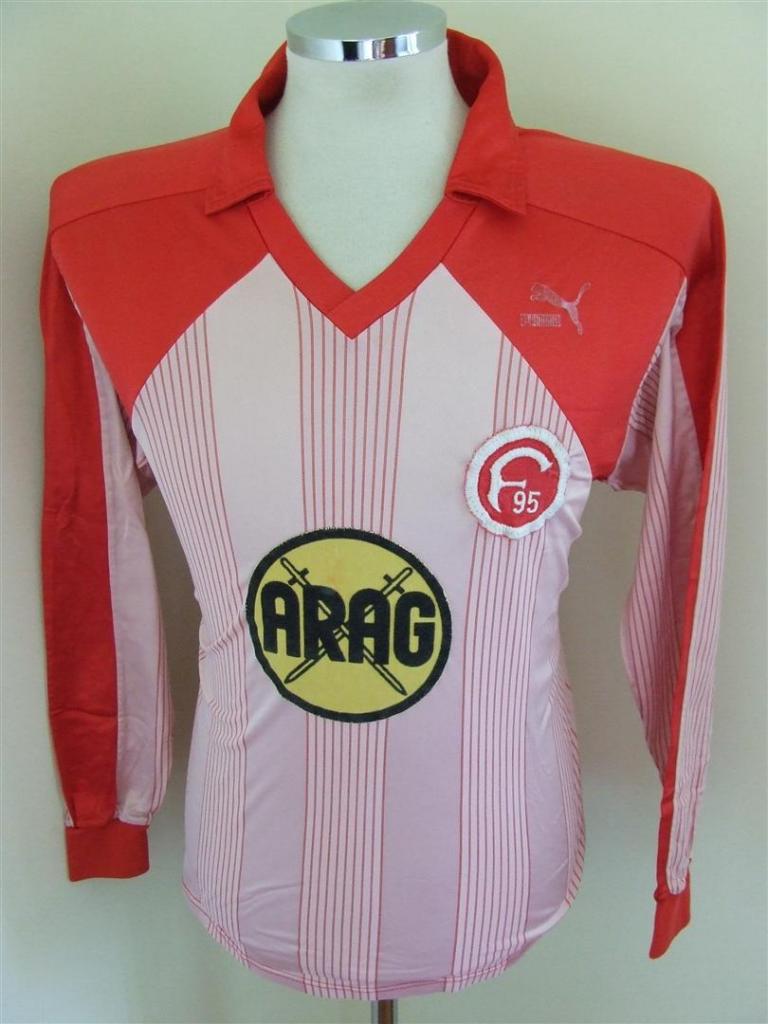 maillot fortuna düsseldorf domicile 1986-1987 rétro